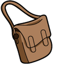 Bob's Burgers Grover Fischoeder and Side Bag Brown Arrow Cursor