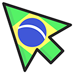 Brazil Flag Arrow Cursor