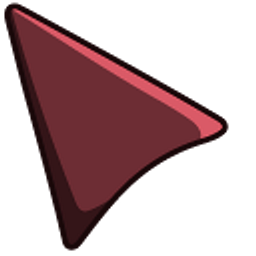 Caput Mortuum Brown Arrow Cursor