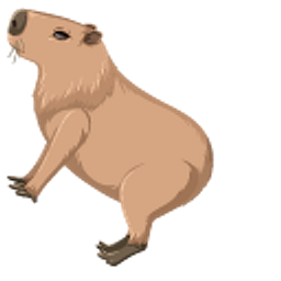 Capybara Brown Arrow Cursor