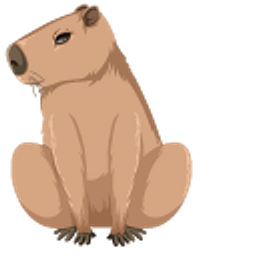 Capybara Brown Hand Cursor