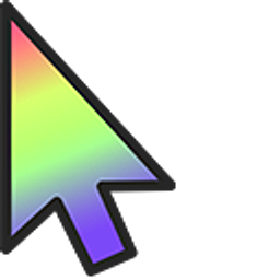 Chameleon Gradient Arrow Cursor