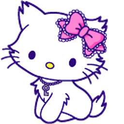 Charmmy Kitty White Hand Cursor