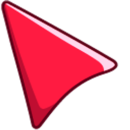 Cherry Red Arrow Cursor
