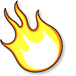 Club Penguin Black Puffle and Fire Orange Arrow Cursor