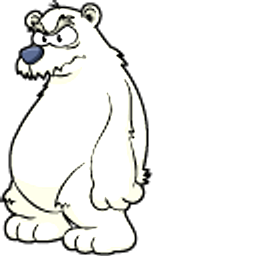 Club Penguin Herbert P. Bear and Popcorn Hand Cursor