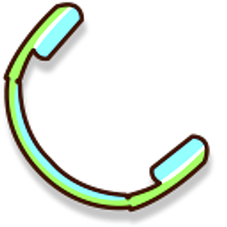 CoComelon JJ and Headphones Green Arrow Cursor