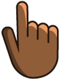 Coffee Brown Hand Cursor