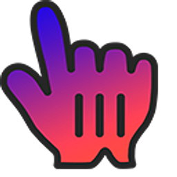 Cold Evening Gradient Hand Cursor