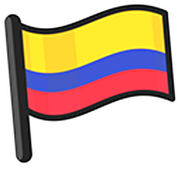 Colombia Flag Hand Cursor
