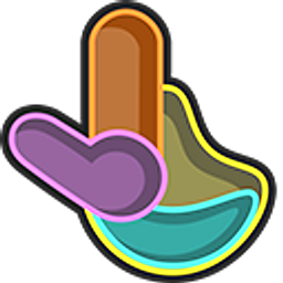 Colored Containers Hand Cursor