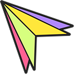 Colored Triangles Arrow Cursor