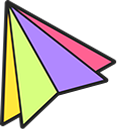 Colored Triangles Hand Cursor