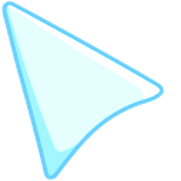 Columbia Blue Arrow Cursor