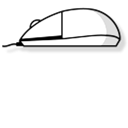 Computer Mouse and Finger White Hand Cursor