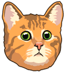 Confused Red Cat Arrow Cursor