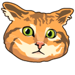 Confused Red Cat Hand Cursor