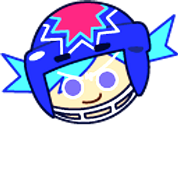 Cookie Run Ice Candy Cookie and Ice Hockey Stick Blue Hand Cursor