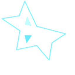 Cookie Run Icicle Yeti Cookie and Cravat Blue Arrow Cursor