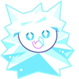 Cookie Run Icicle Yeti Cookie and Cravat Blue Hand Cursor