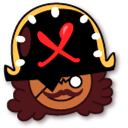 Cookie Run Pirate Cookie Brown Hand Cursor