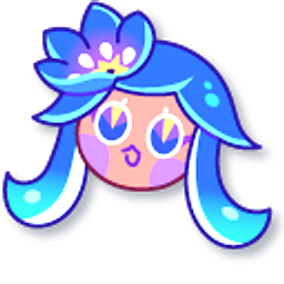 Cookie Run Pond Dino Cookie and Starflower Smoocher Blue Hand Cursor