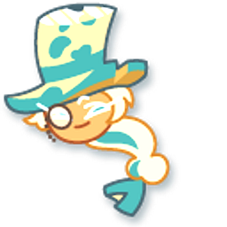 Cookie Run Roguefort Cookie and Lord Crumbles III Blue Hand Cursor