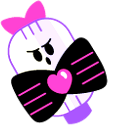 Cookie Run Shining Glitter Cookie and Producer Mic Pink Purple Arrow Cursor