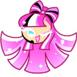 Cookie Run Shining Glitter Cookie and Producer Mic Pink Purple Hand Cursor
