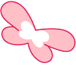 Cookie Run Snapdragon Cookie and Butterfly Pink Arrow Cursor