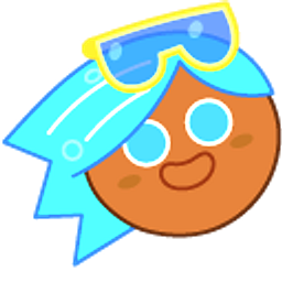 Cookie Run Soda Cookie Blue Surf Hand Cursor 