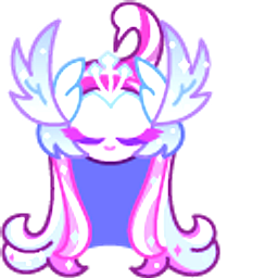 Cookie Run Sugar Swan Cookie and Cherub Purple Hand Cursor