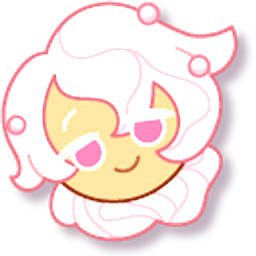 Cookie Run Whipped Cream Cookie and Rosette Pink Hand Cursor