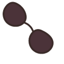 Cool Molang in Sunglasses Brown Black Arrow Cursor