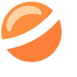 Croquet Ball Orange Hand Cursor
