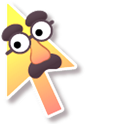 Cursoji - Disguised Face Yellow Arrow Cursor