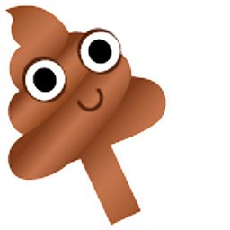 Cursoji - Happy Poo Brown Arrow Cursor