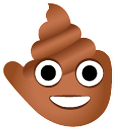 Cursoji - Happy Poo Brown Hand Cursor