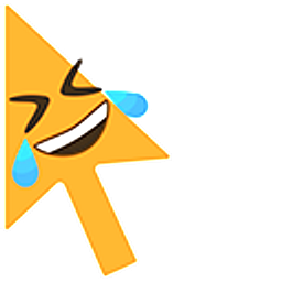 Cursoji - Tears of Joy Arrow Cursor