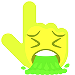 Cursoji - Vomit Hand Cursor