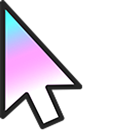 Custom Arrow Cursor Logo Gradient Arrow Cursor