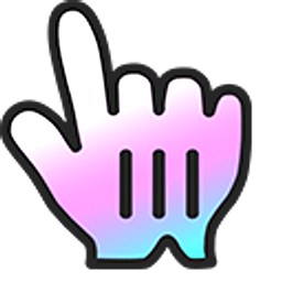 Custom Arrow Cursor Logo Gradient Hand Cursor