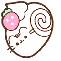 Cute Cat Cake Pink Arrow Cursor