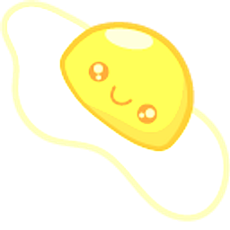 Cute Egg Yellow Arrow Cursor