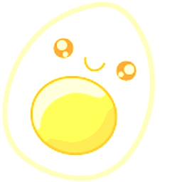 Cute Egg Yellow Hand Cursor
