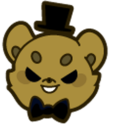 Cute Five Nights at Freddy's Freddy Fazbear and Pizza Brown Hand Cursor
