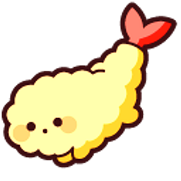 Cute Fried Shrimp Yellow Hand Cursor