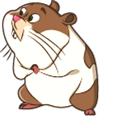 Cute Hamster with Donut Arrow Cursor