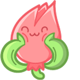 Cute Happy Tulip Pink Hand Cursor