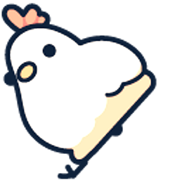 Cute Magical Chicken Pink Yellow Arrow Cursor